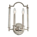 Kalco Lighting Provence 15-in 2 Light Polished Nickel Wall Sconce