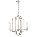 Kalco Lighting Provence 25-in 6 Light Socket Polished Nickel Chandelier