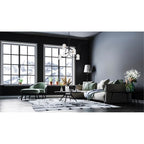 Kalco Lighting Cupola 27-in 6 Light Matte Black Chandelier