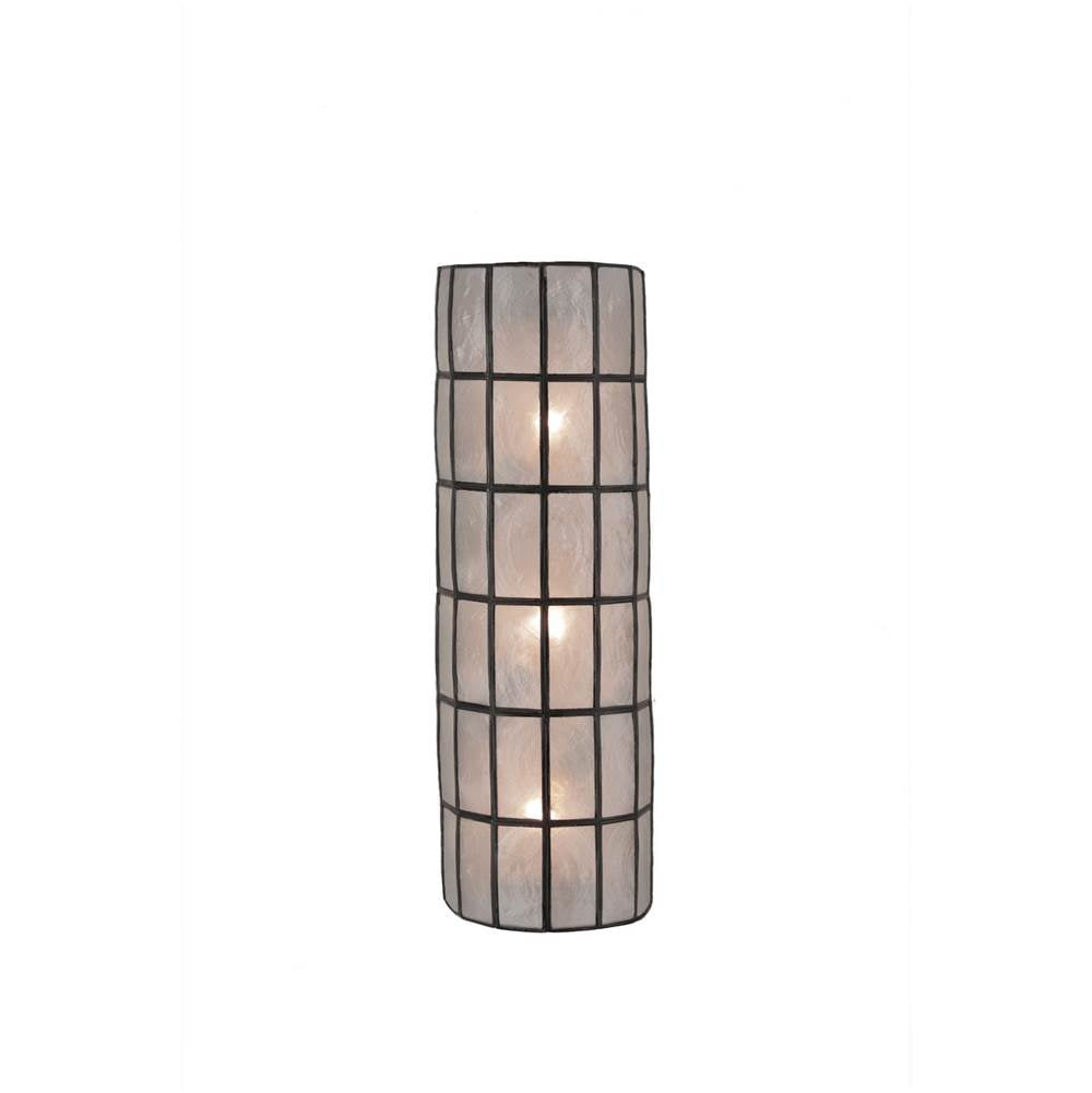 Kalco Lighting Sanibel 16-in 3 Light Socket Matte Black Wall Sconce