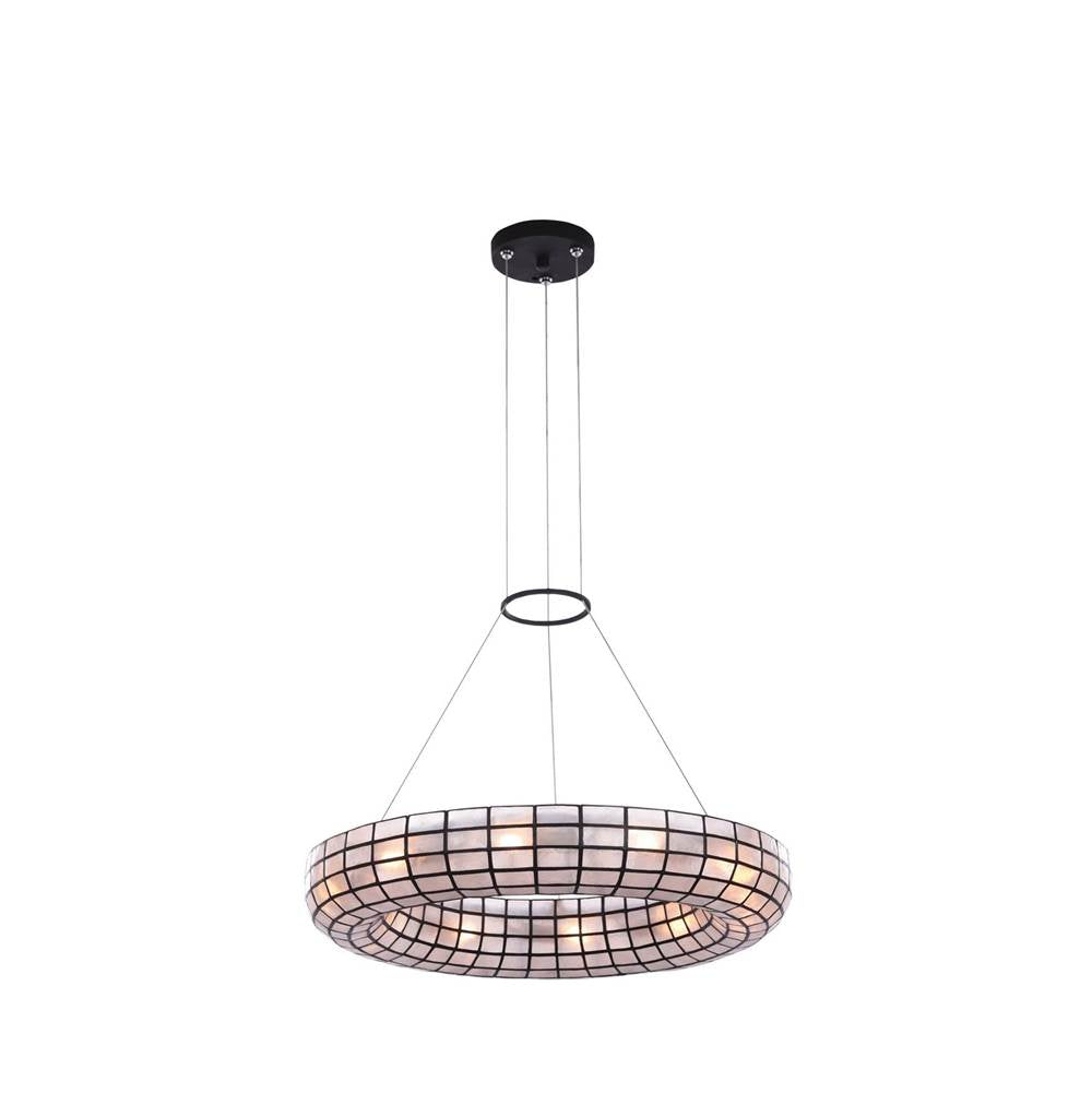 Kalco Lighting Sanibel 26-in 1 Light Matte Black Pendant