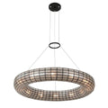 Kalco Lighting Sanibel 33-in 12 Light Socket Matte Black Chandelier