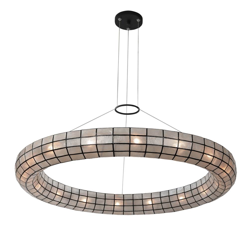 Kalco Lighting Sanibel 42-in 16 Light Socket Matte Black Chandelier