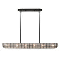 Kalco Lighting Sanibel 44-in 1 Light Matte Black Linear Pendant