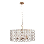 Kalco Lighting 515050OL Oxidized Gold Leaf Maurelle 27-in 6 Light Socket Oxidized Gold Leaf Chandelier Image 1