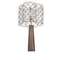 Kalco Lighting Maurelle 13-in 1 Light Socket Oxidized Gold Leaf Table Lamp