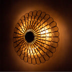 Kalco Lighting 515122OL Oxidized Gold Leaf Samal 14-in 3 Light Socket Oxidized Gold Leaf Convertible Wall Sconce Image 2
