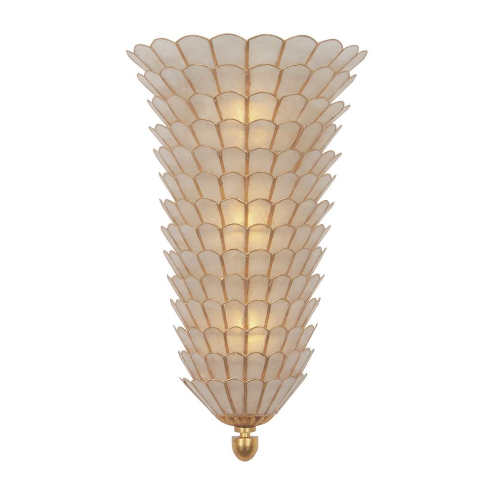Kalco Lighting 515123OL Oxidized Gold Leaf Samal 19.25-in 3 Light Socket Oxidized Gold Leaf Wall Sconce Image 1