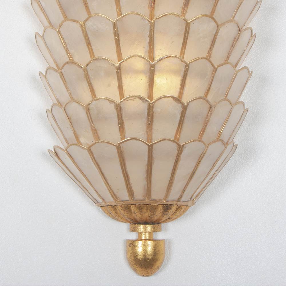 Kalco Lighting 515123OL Oxidized Gold Leaf Samal 19.25-in 3 Light Socket Oxidized Gold Leaf Wall Sconce Image 6