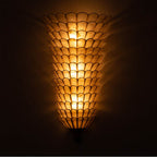 Kalco Lighting 515123OL Oxidized Gold Leaf Samal 19.25-in 3 Light Socket Oxidized Gold Leaf Wall Sconce Image 4