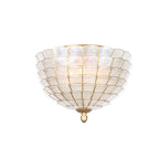 Kalco Lighting 515141OL Oxidized Gold Leaf Samal 16-in 3 Light Socket Oxidized Gold Leaf Flush Mount Image 1