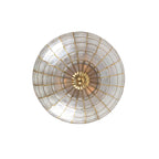 Kalco Lighting 515141OL Oxidized Gold Leaf Samal 16-in 3 Light Socket Oxidized Gold Leaf Flush Mount Image 2