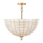 Kalco Lighting 515145OL Oxidized Gold Leaf Samal 20-in 4 Light Socket Oxidized Gold Leaf Pendant Image 3