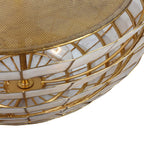 Kalco Lighting Samal 20-in 4 Light Socket Oxidized Gold Leaf Pendant