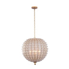 Kalco Lighting 515155OL Oxidized Gold Leaf Samal 21-in 4 Light Socket Oxidized Gold Leaf Pendant Image 1