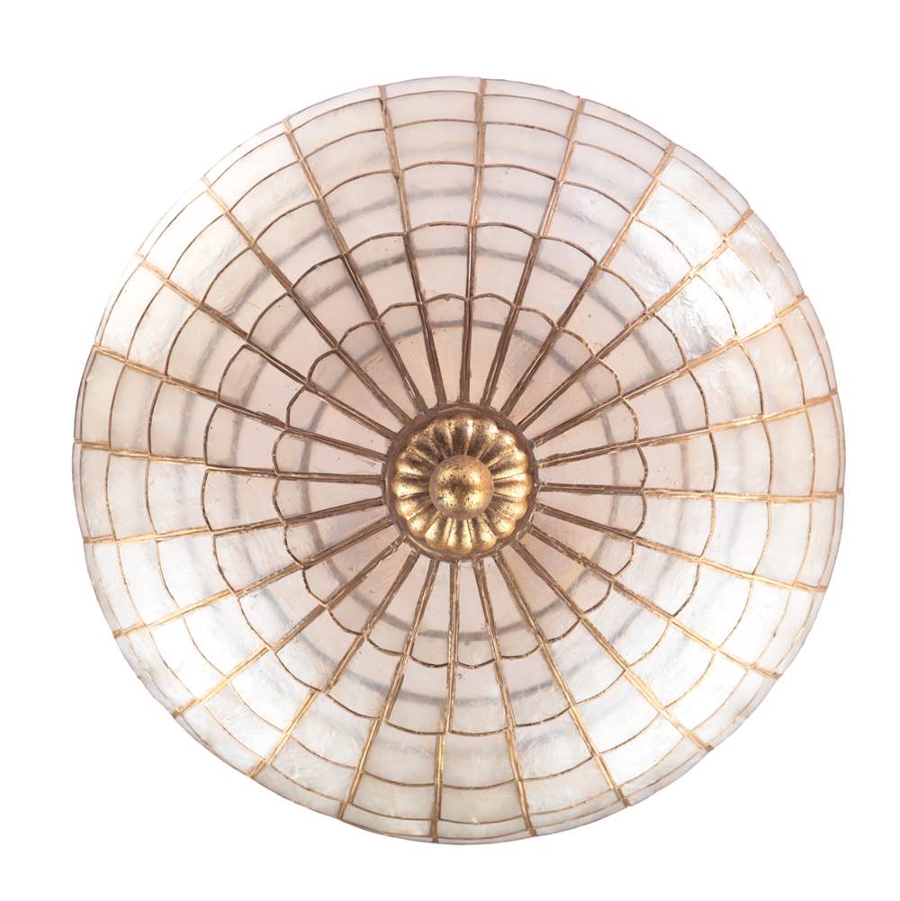 Kalco Lighting 515155OL Oxidized Gold Leaf Samal 21-in 4 Light Socket Oxidized Gold Leaf Pendant Image 6