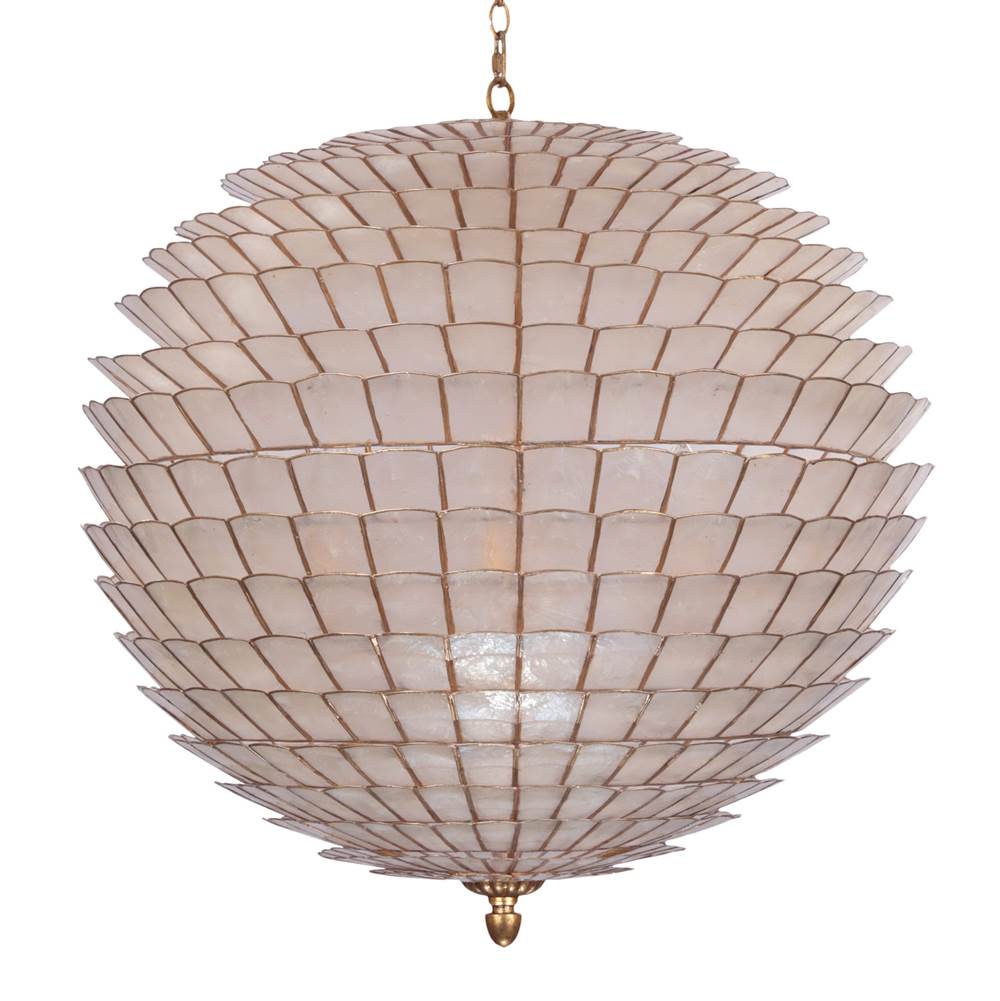 Kalco Lighting 515156OL Oxidized Gold Leaf Samal 25-in 6 Light Socket Oxidized Gold Leaf Chandelier Image 4