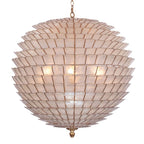 Kalco Lighting 515156OL Oxidized Gold Leaf Samal 25-in 6 Light Socket Oxidized Gold Leaf Chandelier Image 5