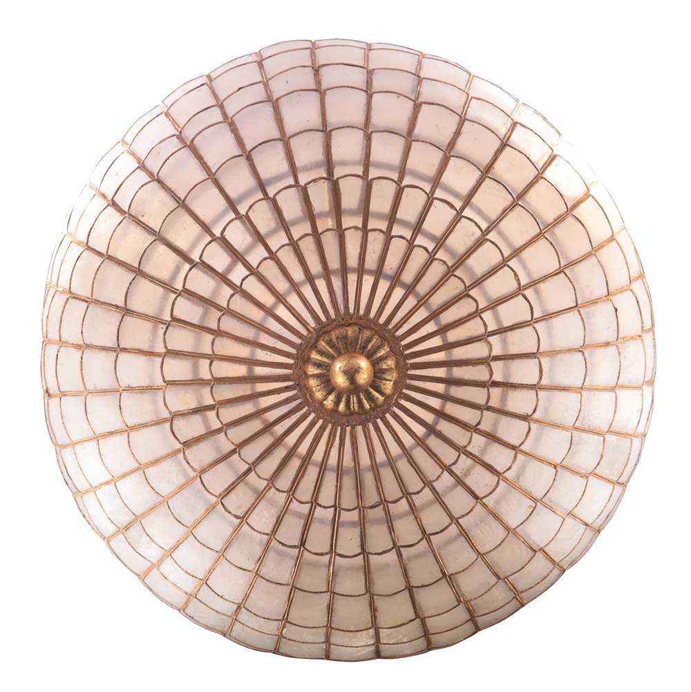 Kalco Lighting 515156OL Oxidized Gold Leaf Samal 25-in 6 Light Socket Oxidized Gold Leaf Chandelier Image 2