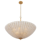 Kalco Lighting 515158OL Oxidized Gold Leaf Samal 39.75-in 12 Light Socket Oxidized Gold Leaf Convertible Chandelier Image 1