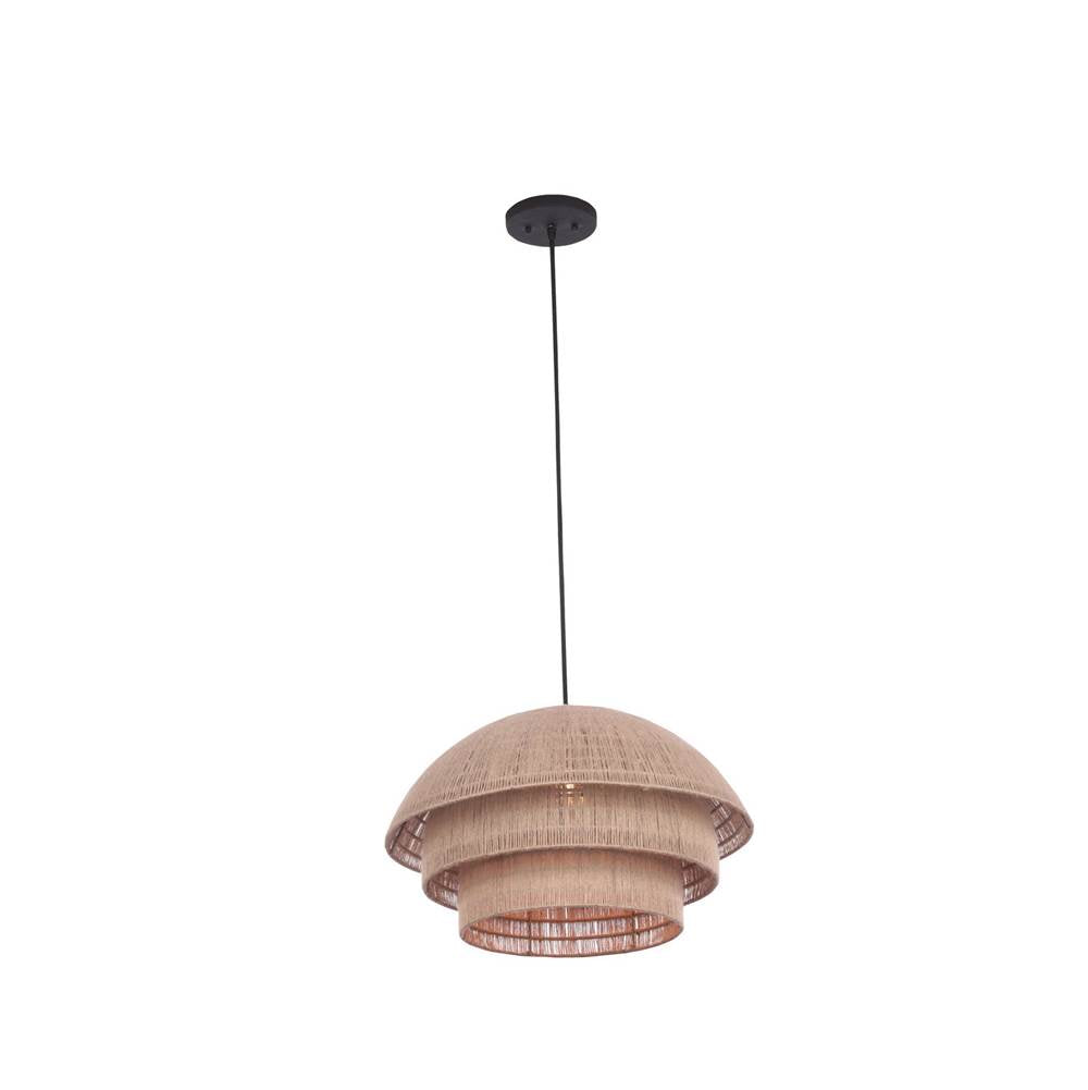 Kalco Lighting 515255MB Matte Black Seychelles 20-in 1 Light Matte Black Pendant Image 1