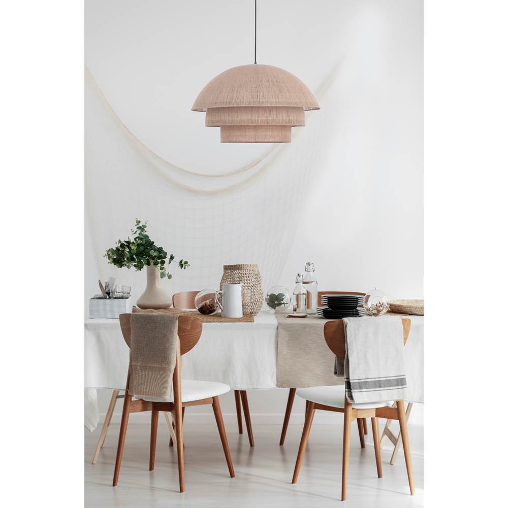 Kalco Lighting Seychelles 20-in 1 Light Matte Black Pendant