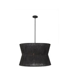 Kalco Lighting 515556MB Matte Black Madura 28-in 6 Light Socket Matte Black Pendant Image 1