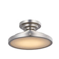 Kalco Lighting Pasos 10-in 1 Light Satin Nickel Flush Mount