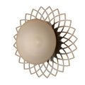Kalco Lighting Helia 11-in 2 Light Socket Brushed Champagne Gold Wall Sconce