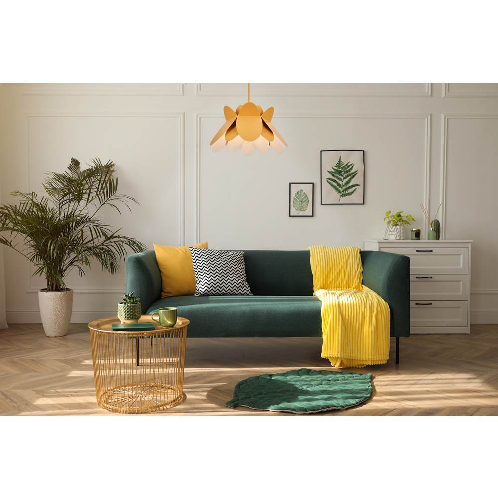 Kalco Lighting Flor 26-in 1 Light Socket White And Green Pendant