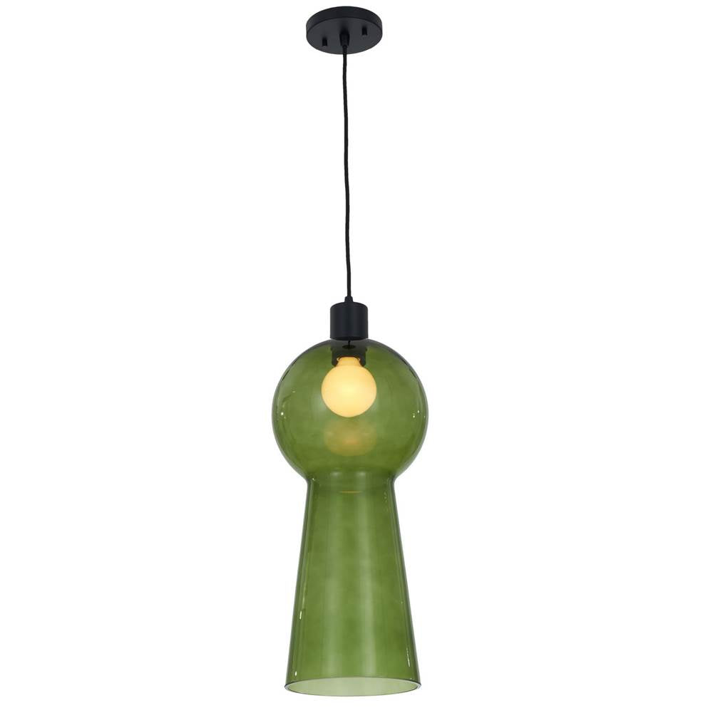 Kalco Lighting Cores 9-in 1 Light Socket Matte Black Pendant