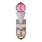 Kalco Lighting Demi 24-in 1 Light Led Winter Brass Wall Sconce