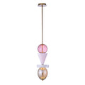 Kalco Lighting 518756WB Winter Brass Demi 6.25-in 1 Light Led Winter Brass Pendant Image 1