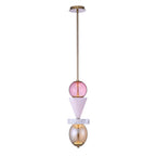 Kalco Lighting 518756WB Winter Brass Demi 6.25-in 1 Light Led Winter Brass Pendant Image 1
