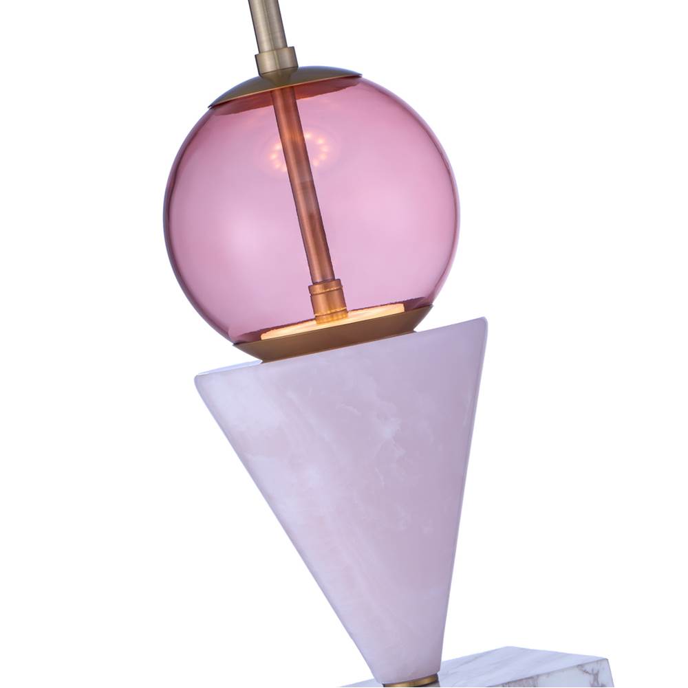 Kalco Lighting 518756WB Winter Brass Demi 6.25-in 1 Light Led Winter Brass Pendant Image 7