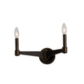 Kalco Lighting Tono 10-in 2 Light Socket Vintage Bronze Wall Sconce