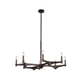 Kalco Lighting 519071VBZ Vintage Bronze Tono 38-in 8 Light Socket Vintage Bronze Chandelier Image 1