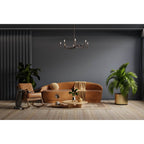 Kalco Lighting Tono 38-in 8 Light Socket Vintage Bronze Chandelier