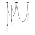 Kalco Lighting 519273WB Winter Brass Flint 37.5-in 3 Light Led Winter Brass Multi-pendant Image 1