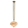 Kalco Lighting 519455WB Winter Brass Volterra 17-in 1 Light Led Winter Brass Pendant Image 1
