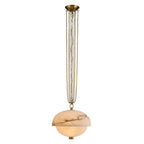 Kalco Lighting 519455WB Winter Brass Volterra 17-in 1 Light Led Winter Brass Pendant Image 1