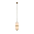 Kalco Lighting 519456WB Winter Brass Volterra 8.5-in 1 Light Led Winter Brass Pendant Image 1