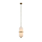 Kalco Lighting 519456WB Winter Brass Volterra 8.5-in 1 Light Led Winter Brass Pendant Image 1