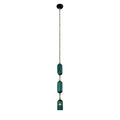 Kalco Lighting Verde 4-in 1 Light Socket True Satin Brass Pendant