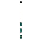 Kalco Lighting Verde 4-in 1 Light Socket True Satin Brass Pendant