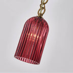 Kalco Lighting 519611STB/MGNT Satin Brass Verde 4-in 1 Light Socket Satin Brass Pendant Image 6