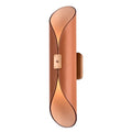 Kalco Lighting Cape 20-in 2 Light Led True Satin Brass Wall Sconce
