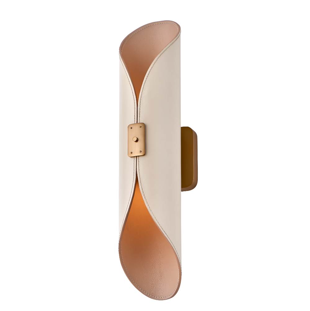 Kalco Lighting 519922STB True Satin Brass Cape 20-in 1 Light Led True Satin Brass Wall Sconce Image 1