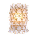 Kalco Lighting Flair 11.5-in 1 Light Socket Oxidized Gold Leaf Wall Sconce