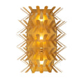 Kalco Lighting Spur 20-in 3 Light Socket Oxidized Gold Leaf Wall Sconce